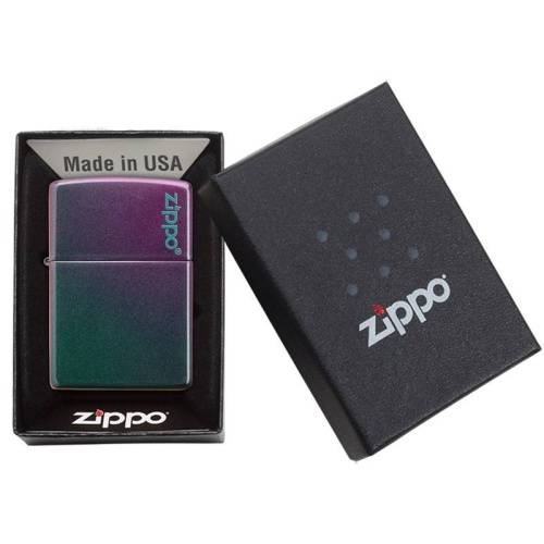 138 ZIPPO ЗажигалкаLogo Classic с покрытием Iridescent фото 3