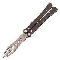 Нож-бабочка со сменным лезвием Maxace Loran Brown