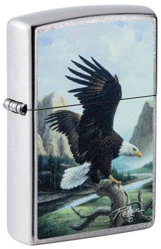 321 ZIPPO  ZIPPO Linda Pickens Designпокрытием Street Chrome