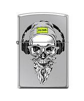  зажигалка ZIPPO Хипстер с покрытием High Polish Chrome