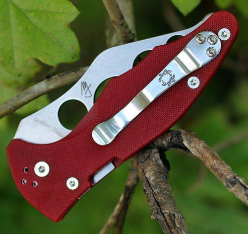 Складной нож Spyderco Yojimbo 2 Red Trainer - 85TR2 фото 7