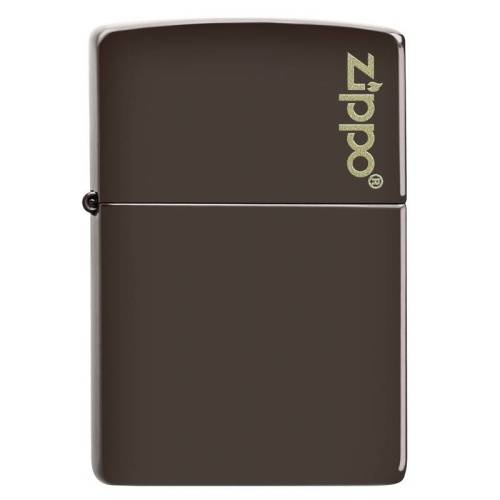 138 ZIPPO ЗажигалкаLogo Classic с покрытием Brown Matte фото 2