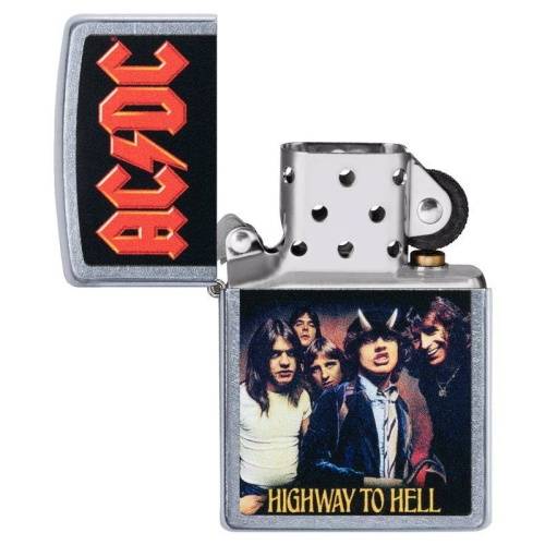 138 ZIPPO Зажигалка ZIPPO AC/DC с покрытием Street Chrome фото 5