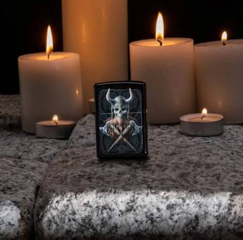 321 ZIPPO Зажигалка ZIPPO Anne Stokes с покрытием High Polish Black фото 6