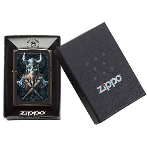 321 ZIPPO Зажигалка ZIPPO Anne Stokes с покрытием High Polish Black фото 7