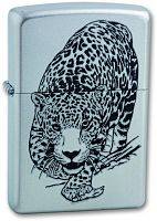  зажигалка ZIPPO Leopard Satin Chrome