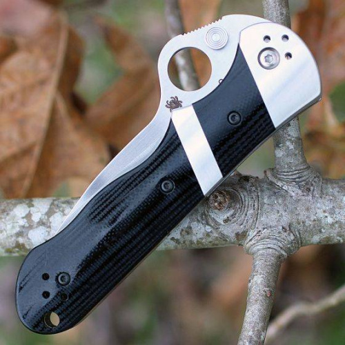 Складной нож Spyderco Lil' Sub-Hilt™ by Butch Vallotton - 224GP фото 10