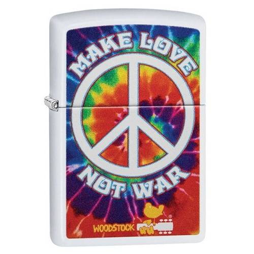 138 ZIPPO Зажигалка ZIPPO Woodstock® с покрытием White Matte