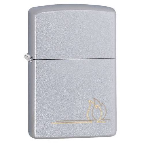 206 ZIPPO Зажигалка ZIPPO Classic с покрытием Satin Chrome