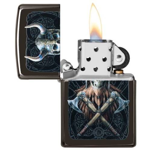 321 ZIPPO Зажигалка ZIPPO Anne Stokes с покрытием High Polish Black фото 3