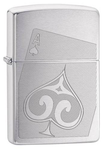 206 ZIPPO Зажигалка ZIPPO 29685 Brushed Chrome