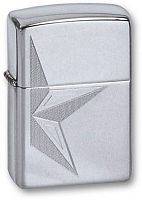  зажигалка ZIPPO Half Star High Polish Chrome