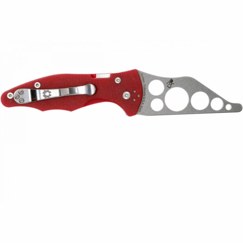 Складной нож Spyderco Yojimbo 2 Red Trainer - 85TR2 фото 9