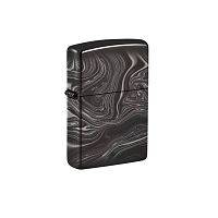 Зажигалка ZIPPO Marble Pattern Design с покрытием High Polish Black