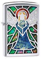 Зажигалка ZIPPO Classic Angel с покрытием High Polish Chrome