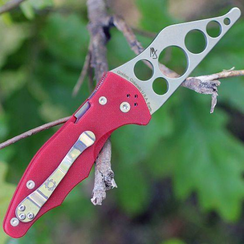 Складной нож Spyderco Yojimbo 2 Red Trainer - 85TR2 фото 13