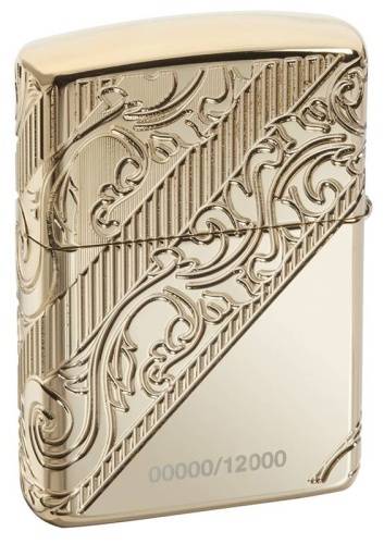 250 ZIPPO Лимитированная зажигалка ZIPPO Armor® с покрытием Gold Plated фото 2