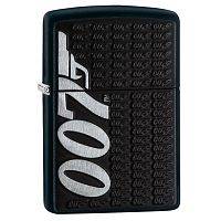  зажигалка ZIPPO James Bond с покрытием Black Matte